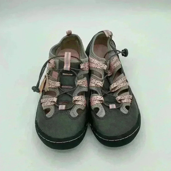 JSport Sandals Grey and Pink Size 6 - Picture 3 of 5